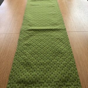 2 Lime Green Table Runners